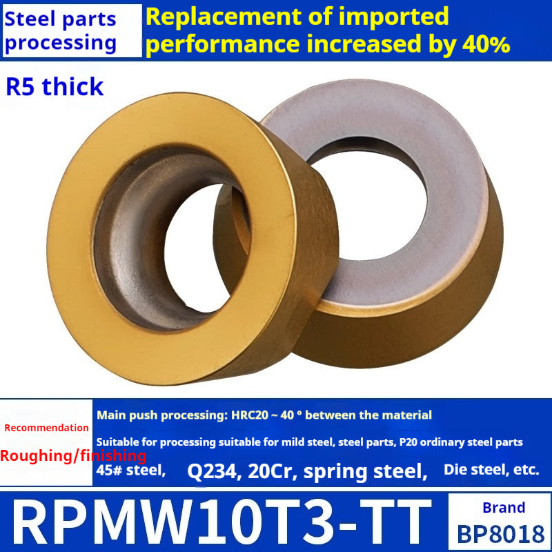 2036-CNC milling inserts, RPMW carbide R5 machining center, R4 milling machine, R6 milling inserts, RPMT round cutter cutters Shandong Denso Pricision Tools Co.,Ltd.